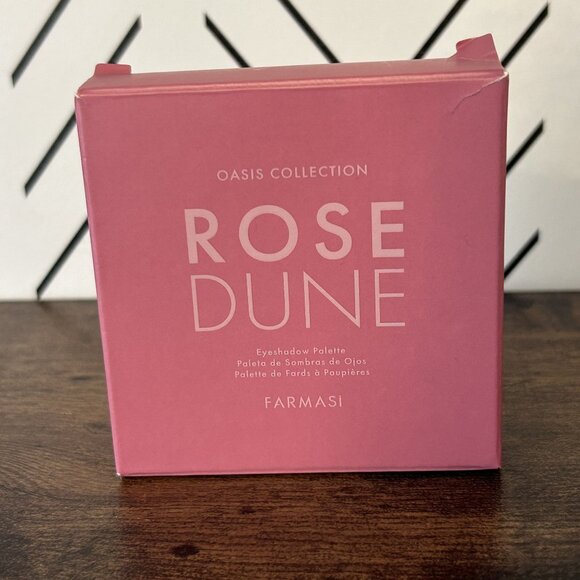 NIB Farmasi Oasis Collection Rose Dune Eyeshadow Palette Limited Pink Rose Mauve - Picture 1 of 8